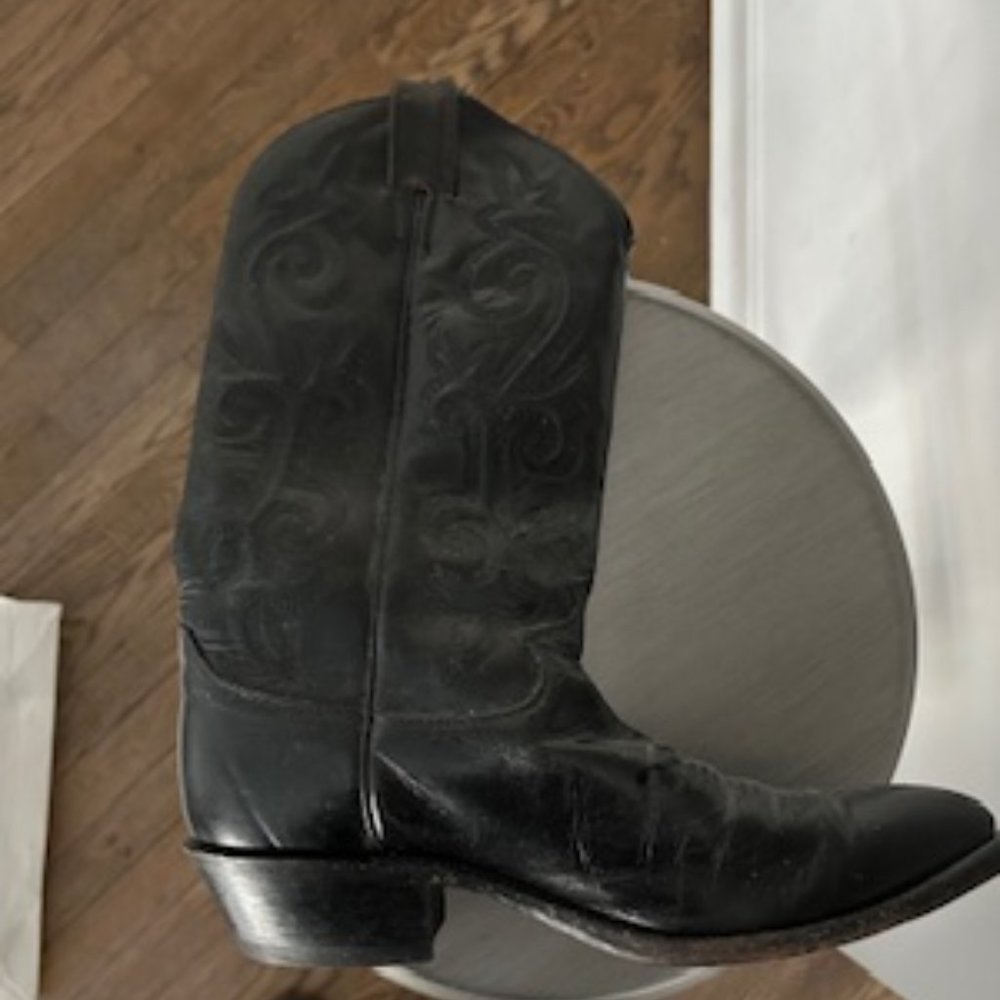 Black Cowboy Boots - Justin Brand - Picture 7 of 9